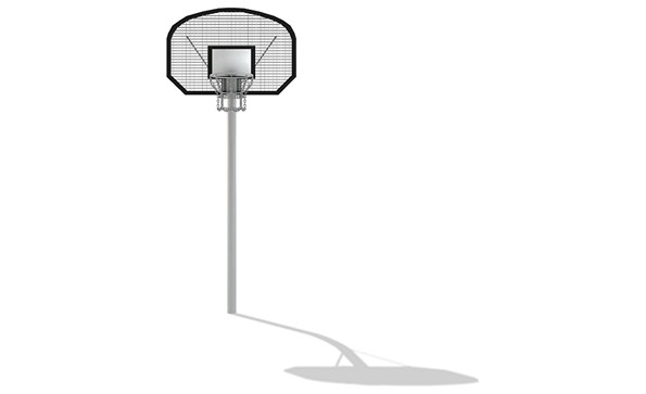 Kosz do koszykówki amerykańskiej z tablicą kratownicową Plac zabaw american-basket-73