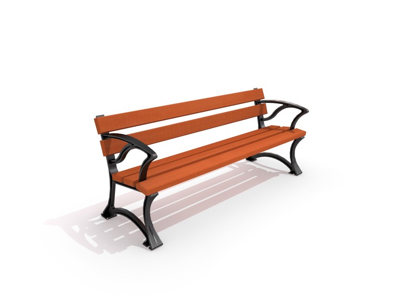 Ławka żeliwna 01 Plac zabaw benches-cast-iron-bench-01