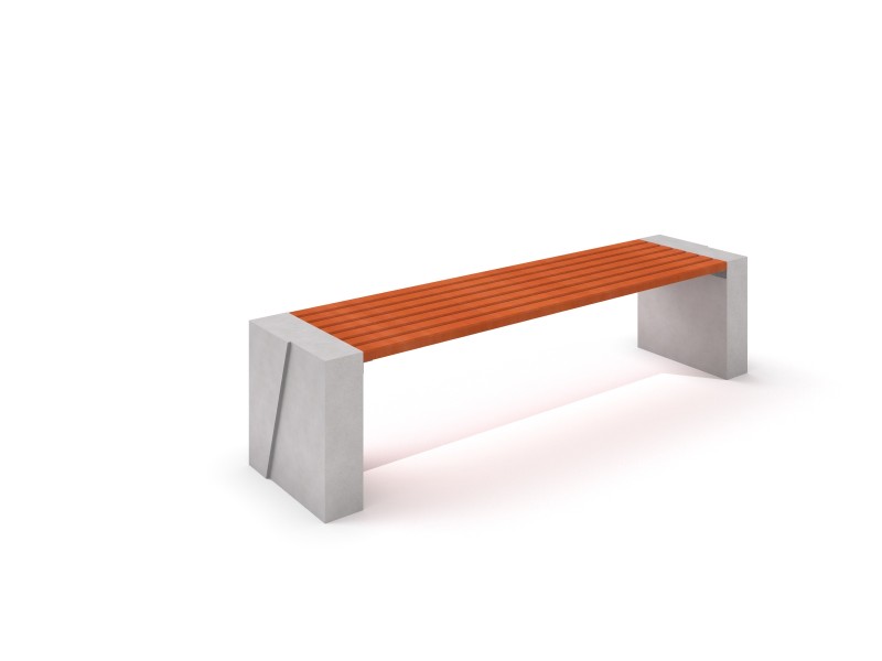 Ławka betonowa DECO 10 Plac zabaw benches-deco-white-concrete-bench-10