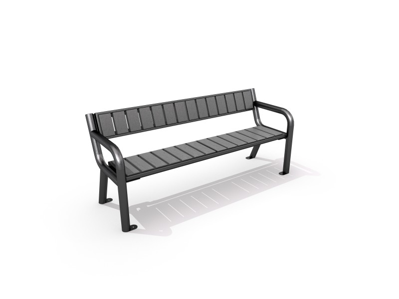 Ławka stalowa 03 Plac zabaw benches-steel-bench-03