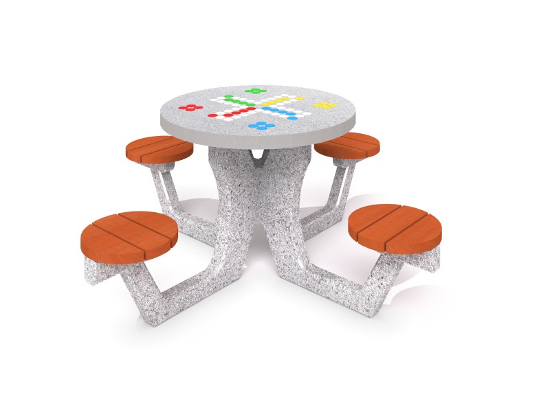 Betonowy stół do gry w chińczyka 03 Plac zabaw betonowy-stol-do-gry-w-chinczyka-03-36